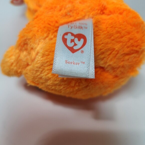 Ty Seeker Spooky Plush Toy Halloween Goblin Green Sparkle Eyes Tags - Picture 6 of 8